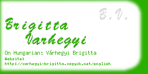brigitta varhegyi business card