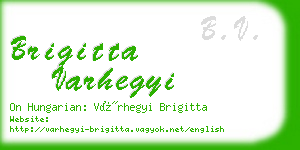 brigitta varhegyi business card